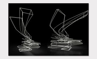  Wireframe sculpture perspective