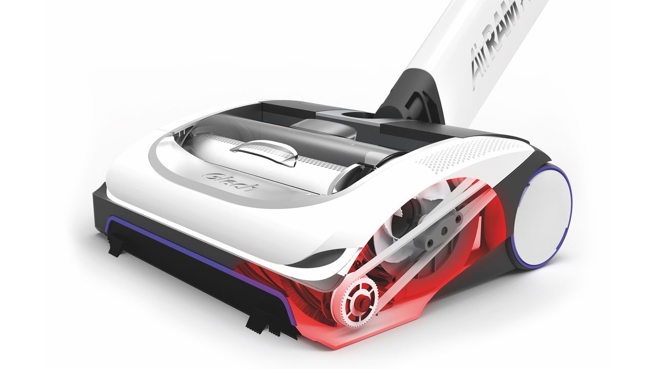 Gtech AirRAM Platinum on white background