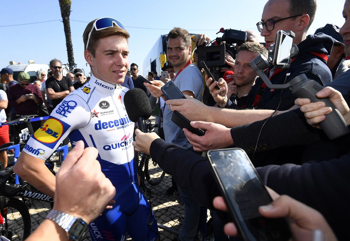 Volta ao Algarve 2020 - 66th Edition - 1st stage Portimao - Lagos 195,6 km - 19/02/2020 - Remco Evenepoel (BEL - Deceuninck - Quick Step) - photo Nico Vereecken/PN/BettiniPhotoÂ©2020 