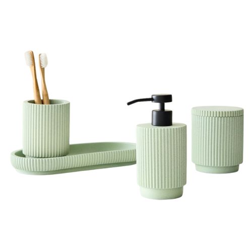 West Elm, Fluted Concrete Bath Accessories