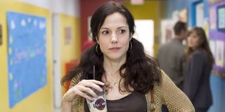 Nancy Botwin drinking coffee