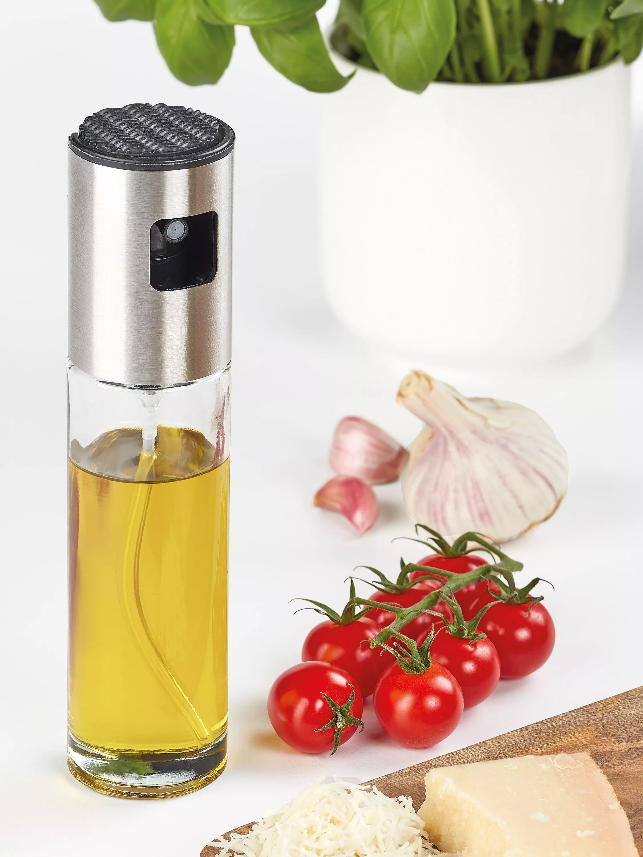 Tala Stainless Steel &amp;amp; Glass Bottle Cooking Oil Mister Spray