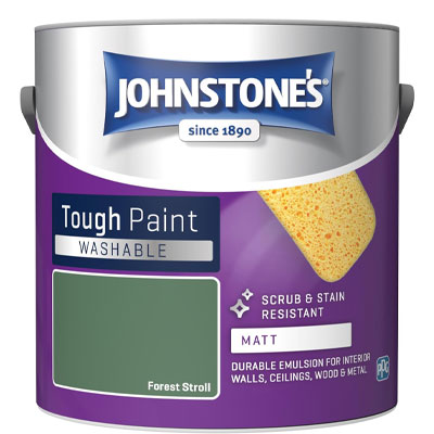 Johnstone's tough paint washable in Forest Stroll