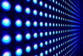 Screen led light board cinema panel Royalty Free Vector