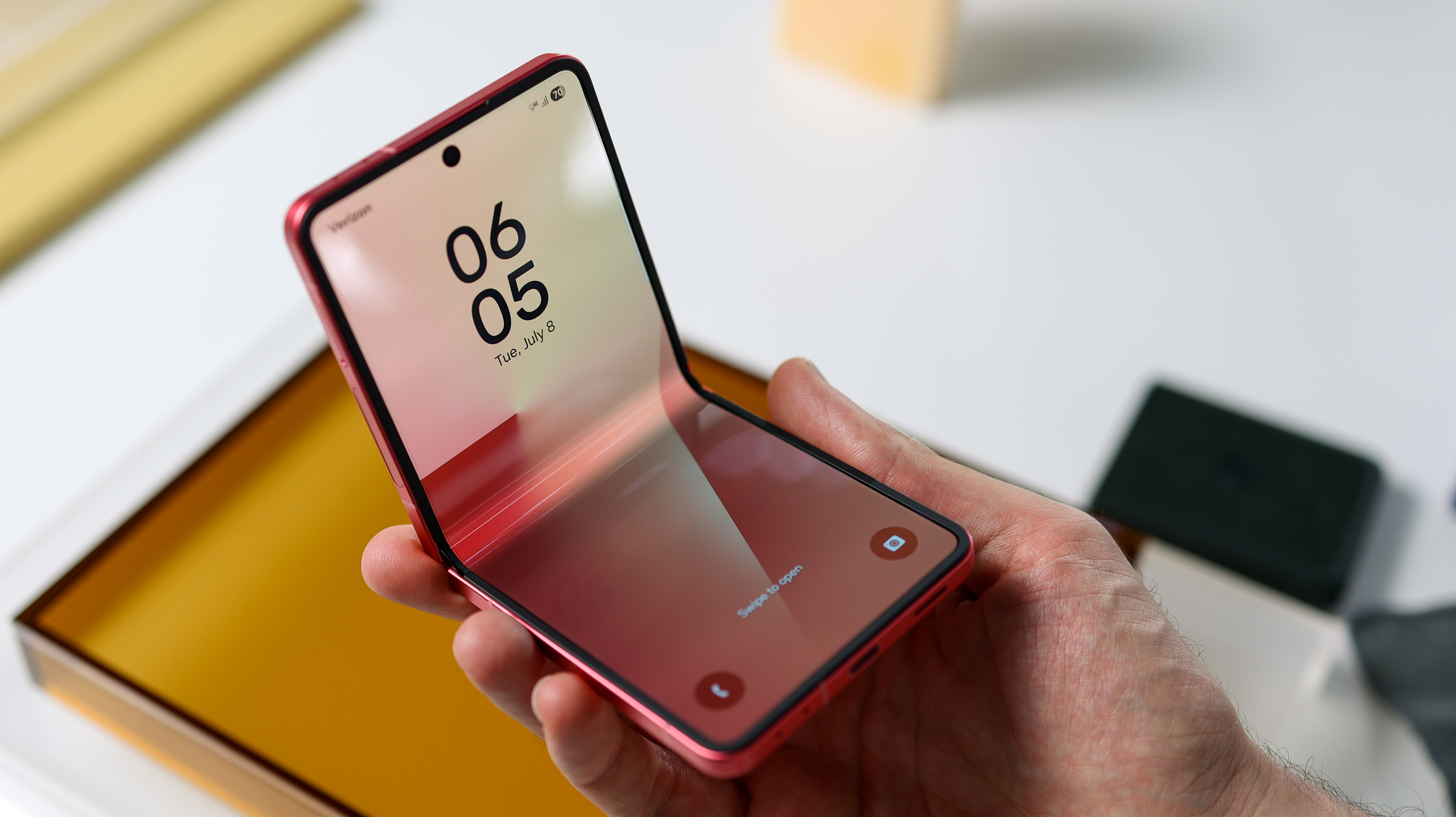 A photo of the Samsung Galaxy Z Flip 7