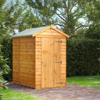 Power Sheds 6 x 4ft Apex Overlap Dip Treated Windowless Shed