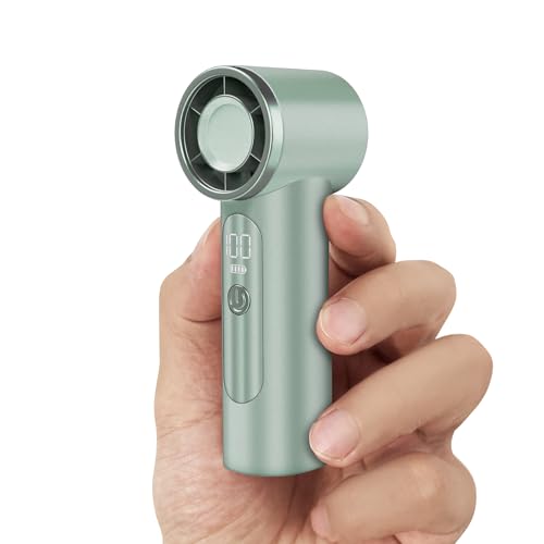 Duilog Ifan, Portable Mini Handheld Fan, Personal Small Turbo Fans Rechargeable for Travel - Green