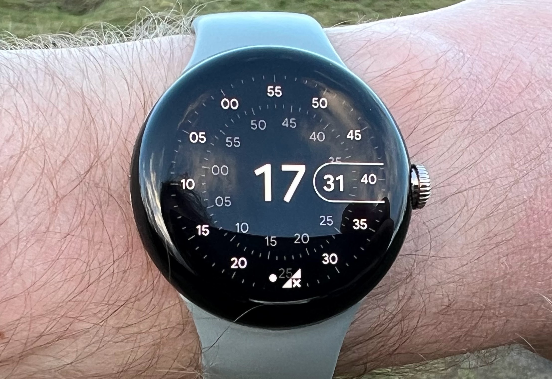 an image of the Google Pixel Watch on a wrist