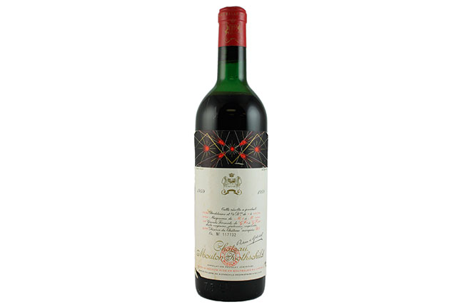 Chateau Mouton Rothschild, Pauillac 2CC 1959