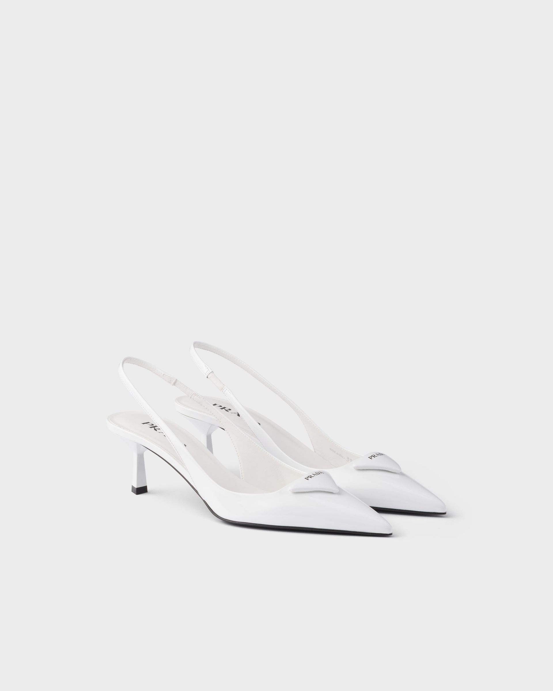 Patent Leather Slingback Pumps
