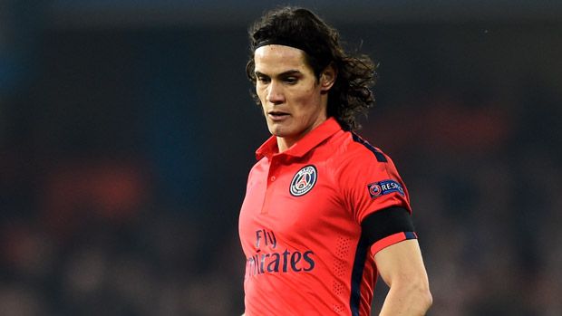 Edinson Cavani of Paris Saint-Germain 