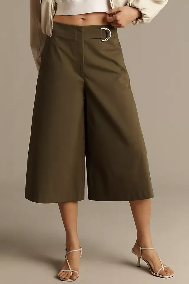 Anthropologie, Exquise Belted Culotte Pants