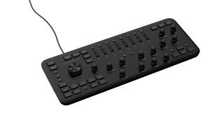 Product shot of the Loupedeck+ photo editing console, one of the best photo editing tools