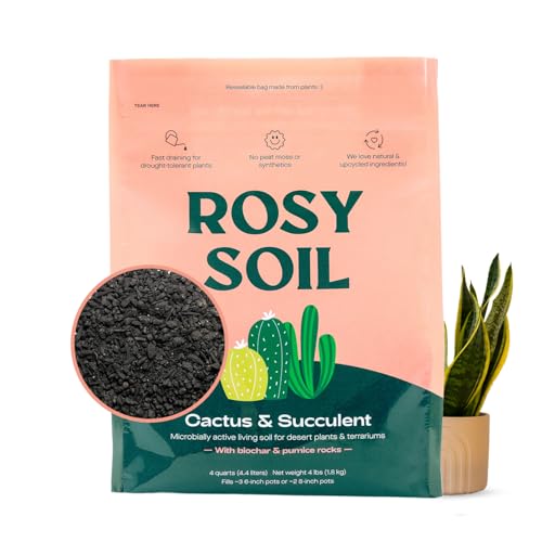 Rosy Soil Cactus &amp;amp; Succulent Potting Mix, 4qt