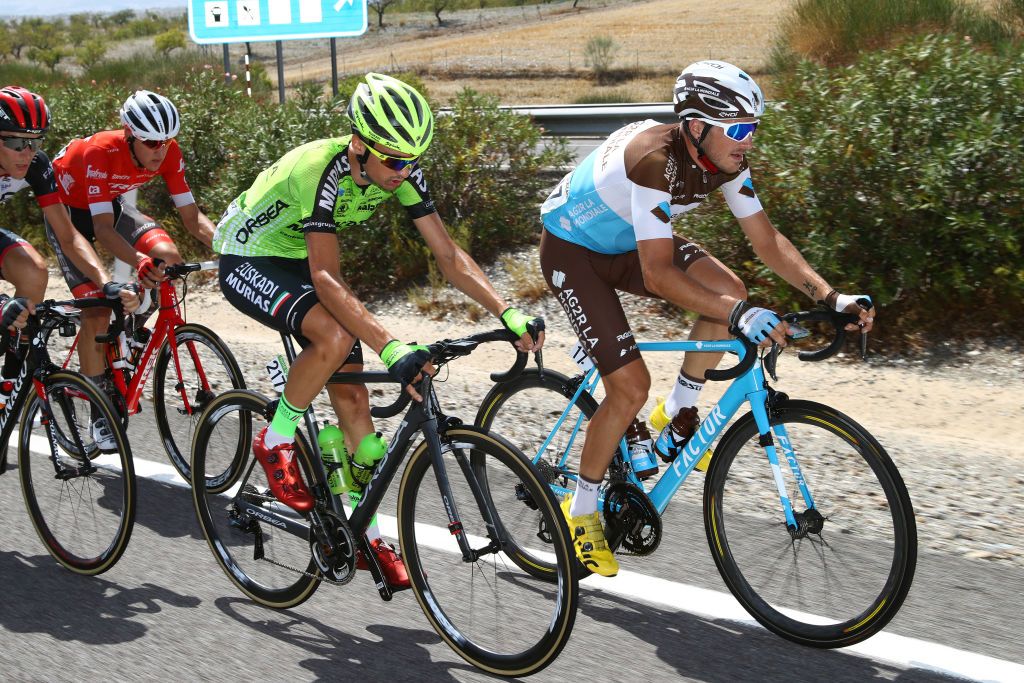 Cristian Rodriguez and Alexis Gougeard in the breakaway