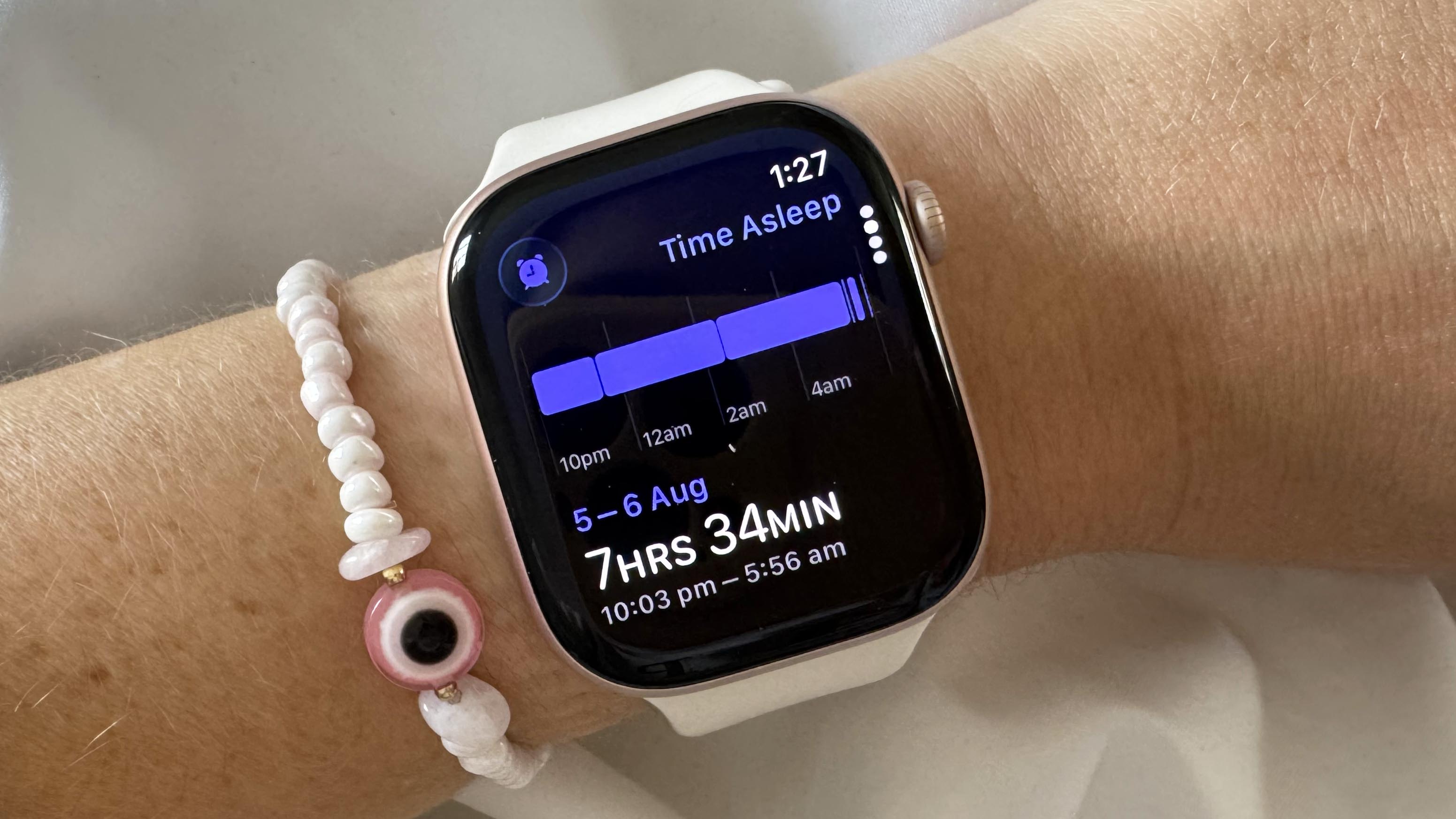 time asleep on Apple Watch 10