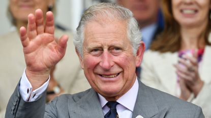 Prince Charles, Prince of Wales waves as he attends the Royal Cornwall Show on June 07, 2018 