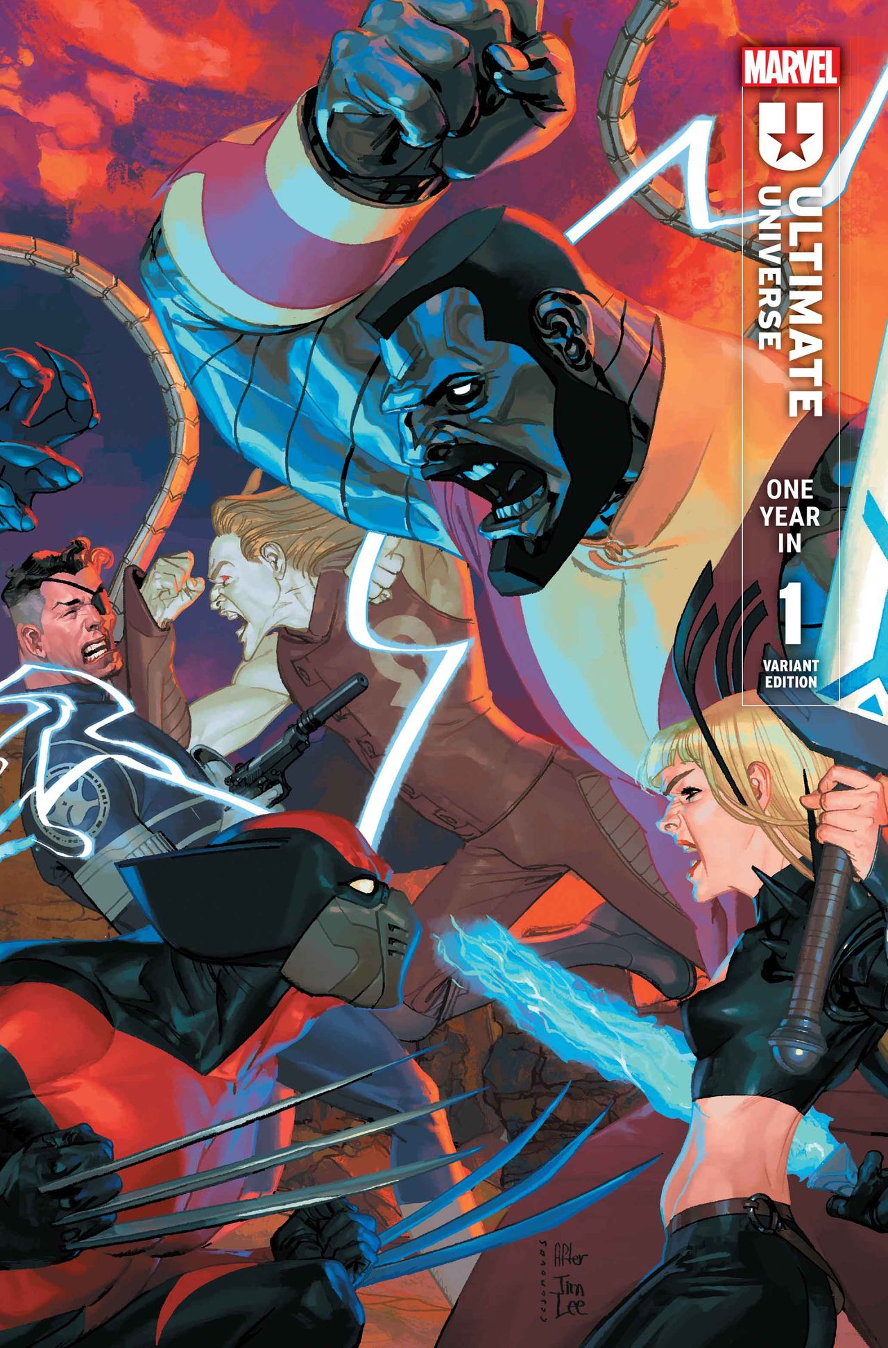 Covers for ULTIMATE UNIVERSE: ONE YEAR IN #1.