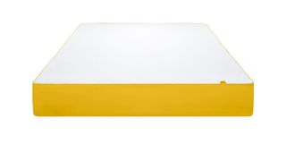 Best Eve mattress sales, discount codes and deals: The Eve Original Mattress in white with a yellow base