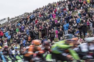 Spectators on stage one of the Tour de Yorkshire. Image: Watson