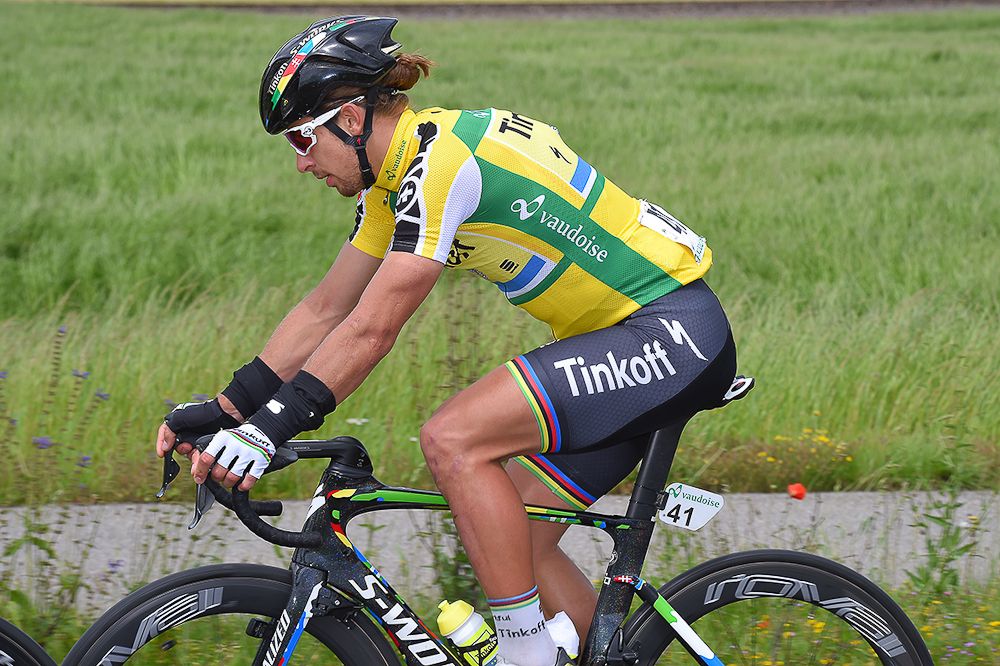 Peter Sagan in the bunch during stage 4 at the Tour de Suisse