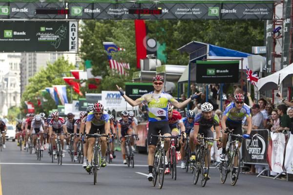 Aleksandr Serebryakov (Team Type 1-Sanofi) gets the win in Philadelphia