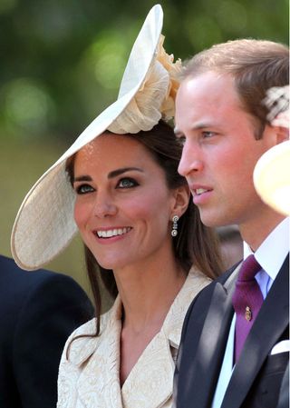 Kate Middleton and Prince William at Zara Phillips and Mark Tindalls Wedding