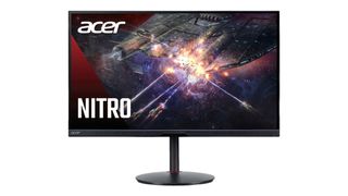 Acer Nitro XV282K against a white background