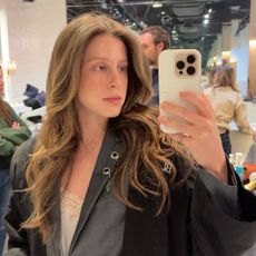 Photo of Jamie Schneider with glowing skin 