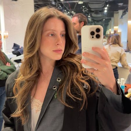 Photo of Jamie Schneider with glowing skin 