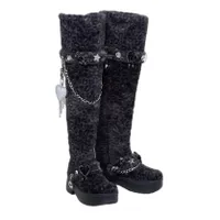 Crocs Classic Unfurgettable Leopard Knee High Boot