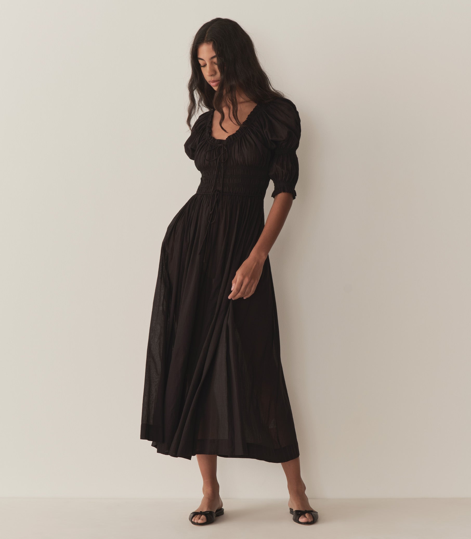 Ischia Dress -- Black