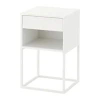 VIKHAMMER Bedside Table, White |was £70.00now £49.00 at IKEA Circular Hub