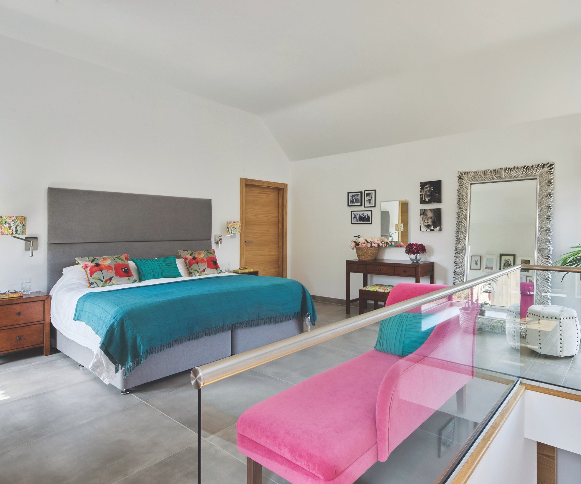 Spacious bedroom design