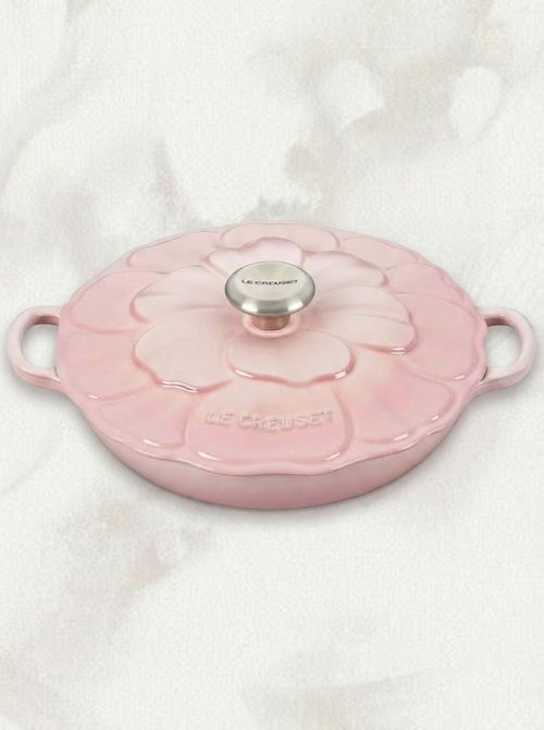 Signature Enameled Cast Iron Petal Braiser