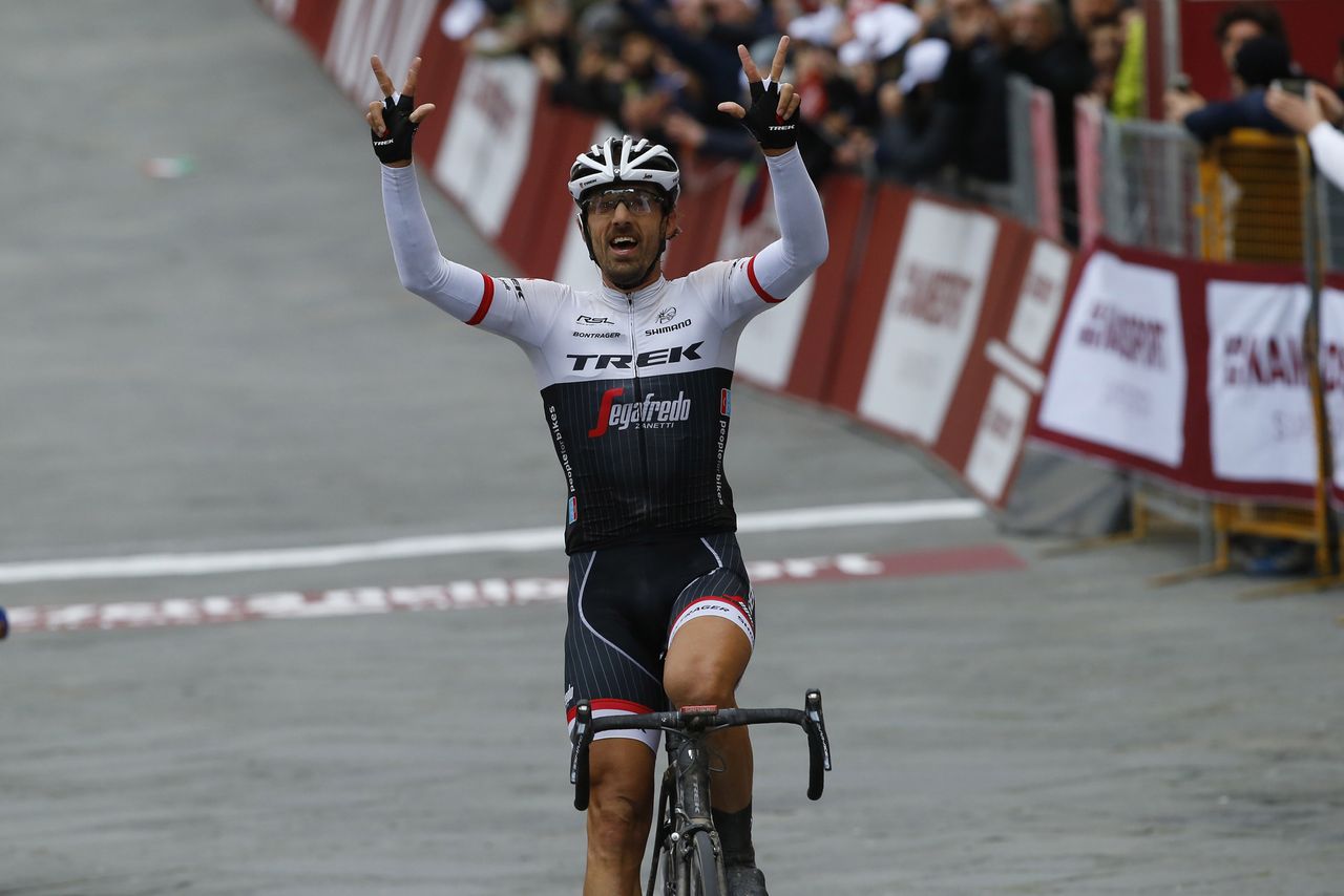 Fabian Cancellara (Trek-Segafredo) wins Strade Bianche