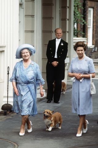 The Queen and her Corgis
