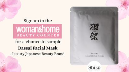 Shiko's Dassai ultra-nourishing facial mask