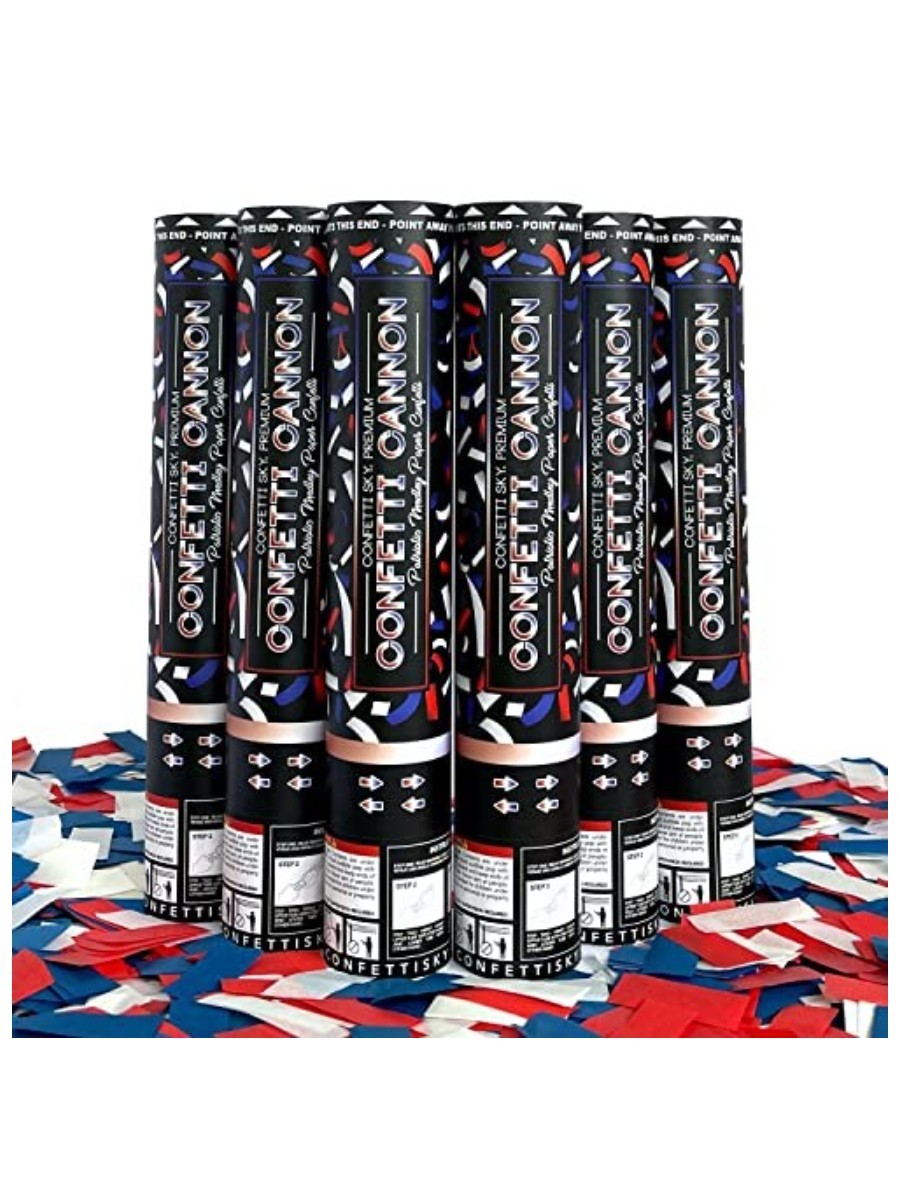 Confetti Sky, Confetti Cannons (Set of 6)