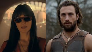 Dakota Johnson in Madame Web/Aaron Taylor-Johnson in Kraven the Hunter