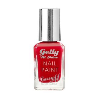 Barry M Cosmetics Gelly Hi Shine Gel Nail Paint, Shade Red, Hot Chilli 
