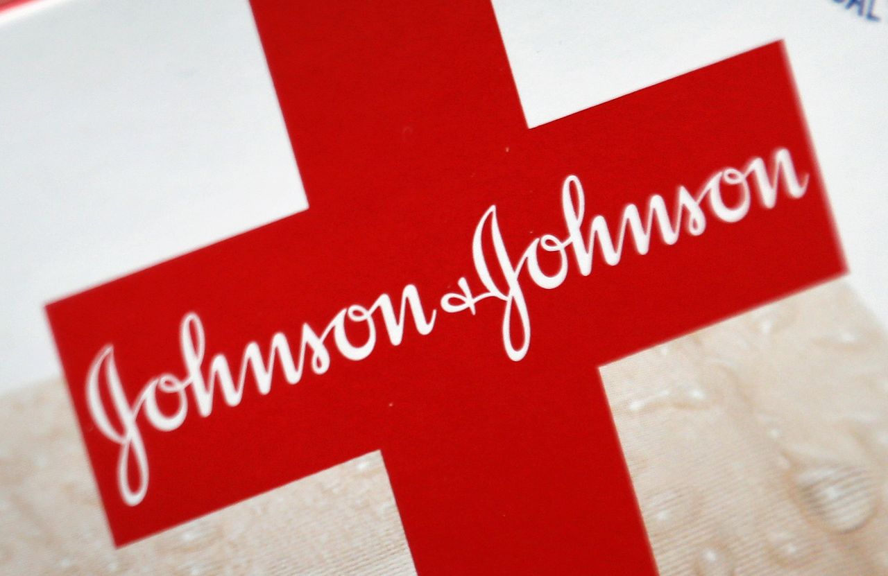 Johnson &amp;amp; Johnson logo.