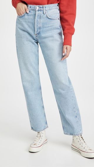 90s Mid Rise Straight Jeans