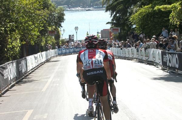 Fumi Beppu (Radioshack) heads to the finish