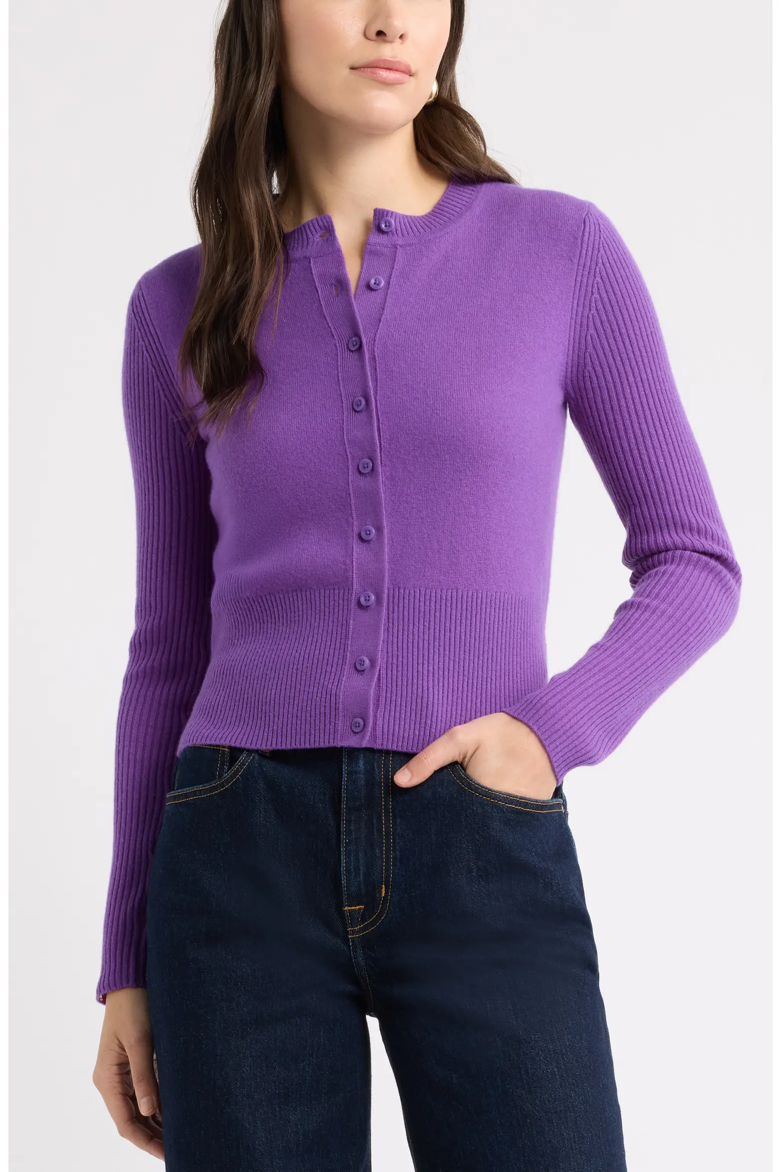 Caslon&amp;reg;, Wool &amp;amp; Cashmere Blend Cardigan