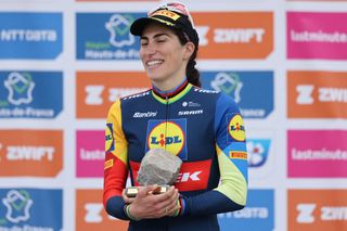 After tears, Elisa Balsamo finds satisfaction in Paris-Roubaix second place