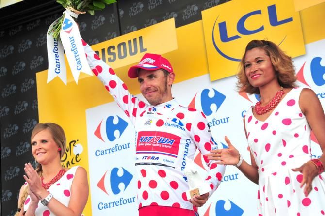 Joaquim Rodr&iacute;guez takes back the polka dot jersey