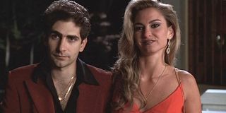Adriana with Christopher in The Sopranos.