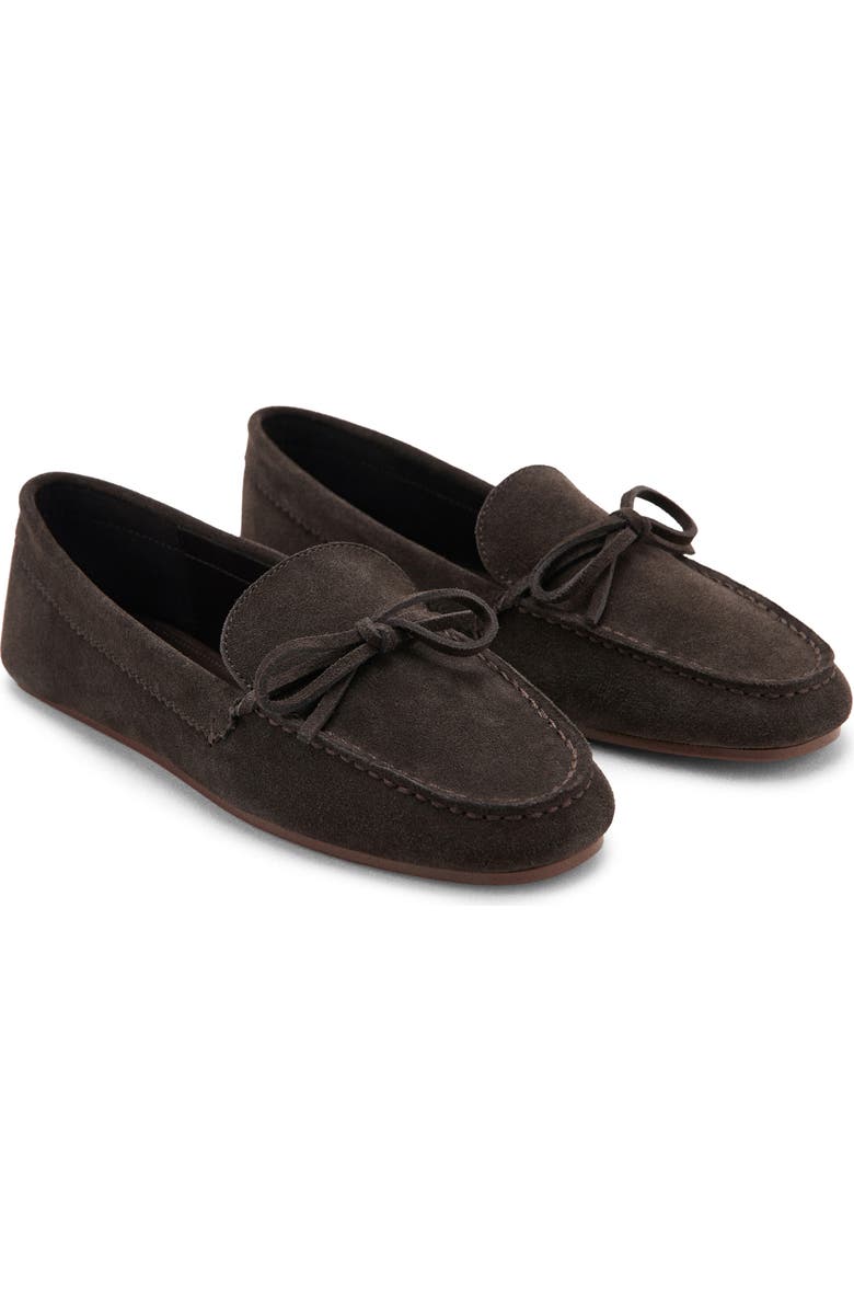 Suede Bow Loafer