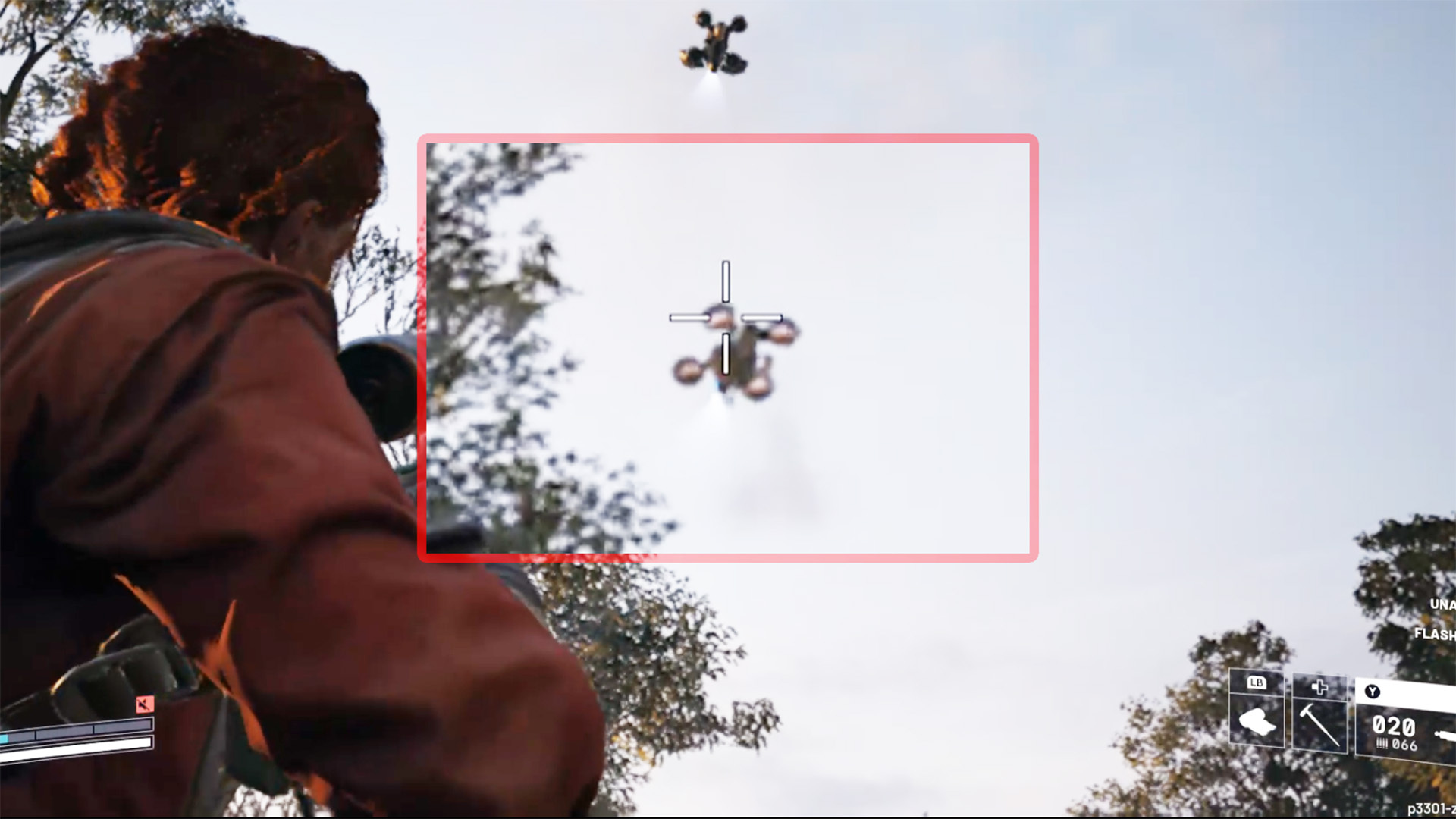 A screenshot from Arc Raiders, showing a zoomed in reticule